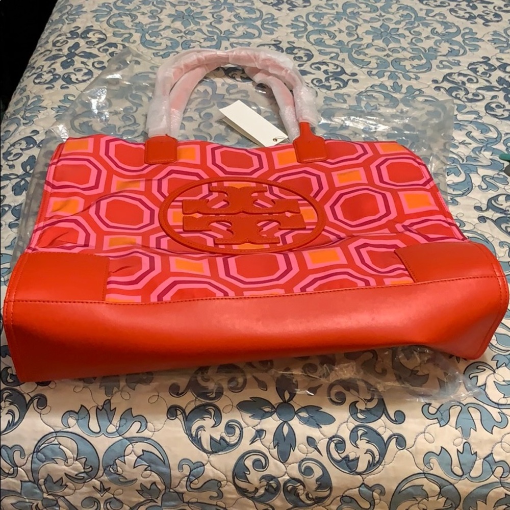 Tory Burch Ballet Pink Octagon Square